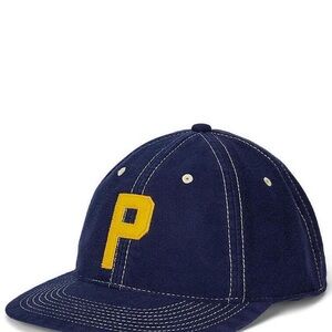 Polo Ralph Lauren Navy Blue Cap with Yellow Lettering